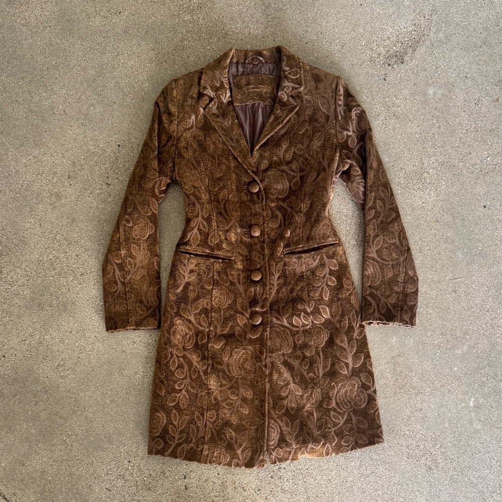 💔SOLD ON DEPOP💔 Vintage 90’s Jacquard Penny Lane Coat - Picture 5 of 6